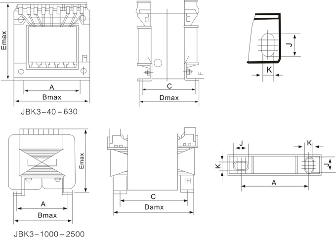 JBK-BK控制變壓器 JBK-BK控制變壓器